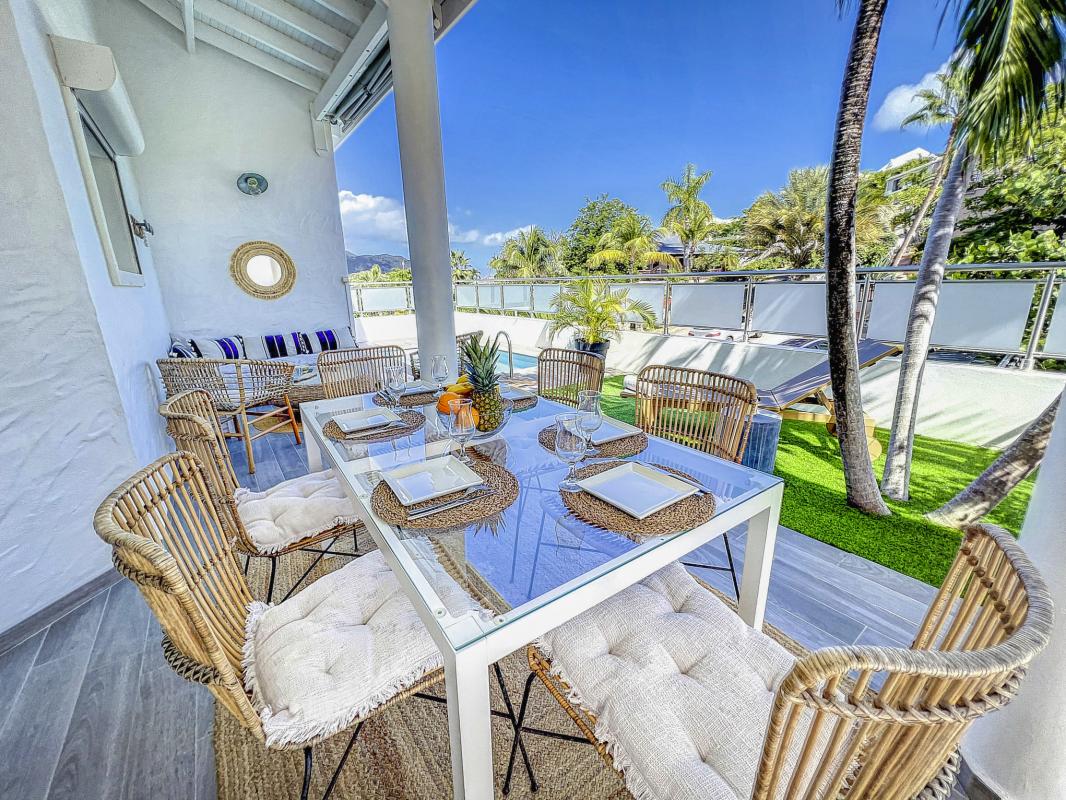 Villa 6 personnes à Baie Orientale-terrasse-10